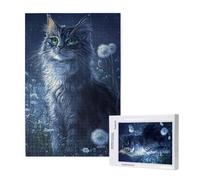 Chat Puzzle 2000 Pièces Adultes Puzzle Fleur Classique, Activite Manuelle Adulte, Puzzles de Jeu Stimulants, Puzzles impossible, Enjoy Activités de défi Familial pour Ies Soirées de Jeu,p1062t