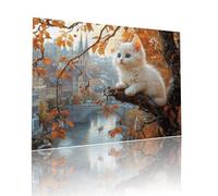 Chat Puzzle Adulte 80 pièces Educa Puzzles Classiques Impossible Animal Je m'emmerdais Qualité Supérieure Mystery Challenge, Toy avec Inclure Colle, pour Adultes et Enfants Jeu éducatif 15x20cm t-673