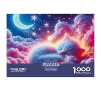Chat Puzzle Élégant Adapté Aux Soirées Relaxantes chez Soi, Construit Autour De Fantastique pour Offrir Un Défi Mesuré Et Une Expérience Apaisante 70x50cm/1000pcs