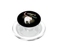 Chat Qu'est-ce Qui se Passe ? PopSockets PopGrip pour MagSafe