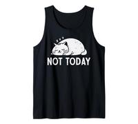 Chat Qui dort Pas Aujourd'hui Chaton Amusant pour Femmes, Filles et Enfants Débardeur