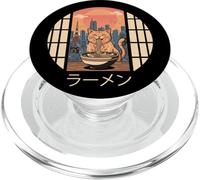 Chat Ramen de Tokyo PopSockets PopGrip pour MagSafe