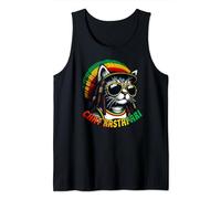 CHAT RASTAFARI Reggae Rasta Jamaïque Chaton Mignon Débardeur
