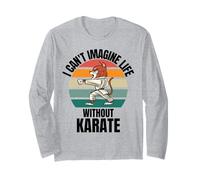 Chat rétro Mignon I Can't Imagine Life Without Karate Manche Longue