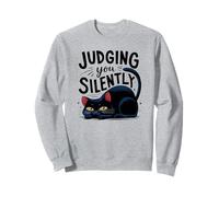 Chat rétro Qui Vous Juge silencieusement Papa Selfie Pawsome Lover Sweatshirt