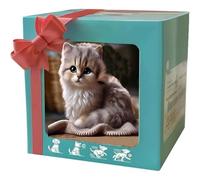 Chat Robot, Animal en Peluche, Animal Électronique Qui Aboie, Chat Robot Réaliste, Mon Chiot Robot Réaliste en Peluche, Expérience Robotique Interactive, pour Enfants Gray