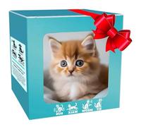 Chat Robot électronique, Chat Robot réaliste, Chat Robot Qui se comporte comme Un Vrai Chat avec Une démarche réaliste, des aboiements/miaulements, Un Battement de Queue, Cadeau électronique pour