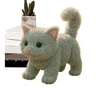 Chat robot, peluche de chat réaliste, animaux tendres, cadeau pour filles, garçons, mère, Saint-Valentin, famille, maison, bureau