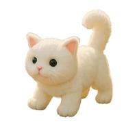 Chat robot - Peluche électrique et réaliste pour chat, jouet interactif mignon, animal parlant Lifelikke | Compagnon animal en peluche doux pour les bureaux à domicile filles garçons fille fils amis T