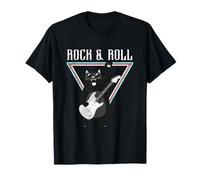 Chat Rock & Roll avec Vibrations de Guitare T-Shirt