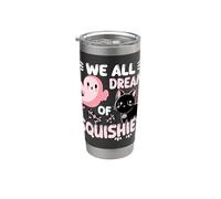 Chat rose Halloween Squishy We All Dream Of Squishies Gobelet isotherme en acier inoxydable double paroi