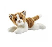Chat roux et blanc couche 30cm