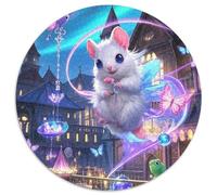 Chat Rural Chinois Puzzle 1000 Pièces Cadeau Unique Jeu ÉduDoux paysageif Défi Jouet À De Qualité Supérieure Peinture Art pour Adultes Et Enfants (67.5x67.5cm)