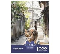 Chat Rural Chinois Puzzles De 1000 Pièces pour Toute La Famille Classiques Jeu D' Impossible, DécoRation D'intérieur 38x26cm/1000pcs