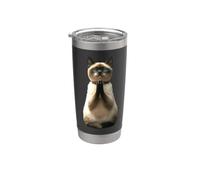 Chat Sacré de Birmanie Birman Cat Doux de Birmanie Chats Gobelet isotherme en acier inoxydable double paroi