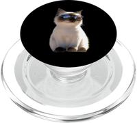 Chat Sacré de Birmanie Birman Cat Doux de Birmanie Chats PopSockets PopGrip pour MagSafe
