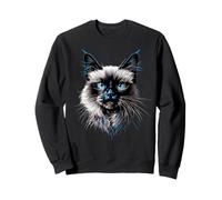 Chat Sacré de Birmanie Birman Cat Doux de Birmanie Chats Sweatshirt