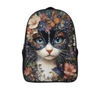 chat sacs à dos imprimés en 3d 2 compartiment à la mode et durable corolle sacs à dos scolaires 12 ans et plus garçons et filles étudiant cartable-16,pour les voyages les affaires
