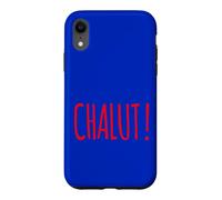 Chat Salut Bonjour Chalut Salutations Humeur de Chat Coque pour iPhone XR