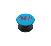 Chat Salut Bonjour Chalut Salutations Humeur de Chat PopSockets PopGrip Adhésif