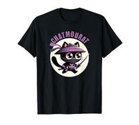 Chat Samouraï | Chamouraï | Chat trop mignon T-Shirt