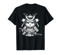 Chat samouraï, Chaton drôle, Culture Japonaise, Amoureux des Chats Ukiyoe T-Shirt