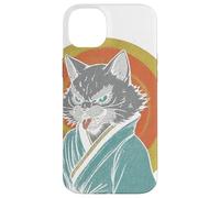Chat samouraï, Guerrier Japonais rétro, Vintage, Japan Art Street Coque pour iPhone 14 Plus