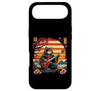 Chat samouraï Japonais Jouant de la Basse Ninja Chaton Warriors Coque pour iPhone Air
