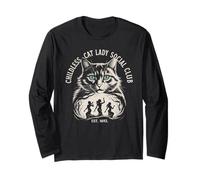 Chat sans enfant Lady Social Club Witchy Retro Cat Manche Longue