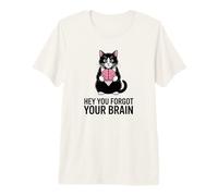 Chat Sarcastique Antisocial introverti fatigué des Gens stupides T-Shirt Haut de Gamme