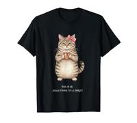 Chat Sarcastique Disant d'abord Tout Jésus Pense Que Je suis ravi T-Shirt