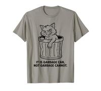 Chat Sauvage Amusant de Dessin animé « It is Garbage Can Not Garbage Cannot » T-Shirt