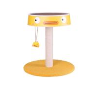 Chat Scratcher Escalade Cadre Arbre À for Chats avec des Perchoirs Confortables Stable Scratch Board Jouets éCurie(1)