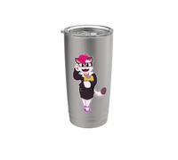Chat Secrétaire Porte-bloc Bureau Gobelet isotherme en acier inoxydable double paroi