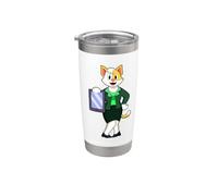 Chat Secrétaire Porte-bloc Bureau Gobelet isotherme en acier inoxydable double paroi