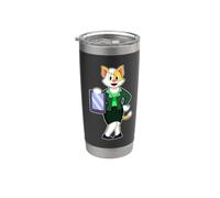 Chat Secrétaire Porte-bloc Bureau Gobelet isotherme en acier inoxydable double paroi