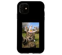 Chat Selfie Six Seven Easter Day Bunny 67 Meme Rabbit Kids Coque pour iPhone 11