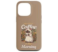 Chat Siam Mignon et Tasse de café Le Matin Coque pour iPhone 13 Pro
