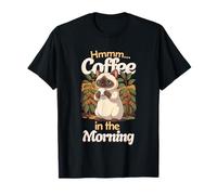 Chat Siam Mignon et Tasse de café Le Matin T-Shirt