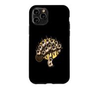 Chat Siamois empilé sur Un Balai de sorcière Volante Coque pour iPhone 11 Pro