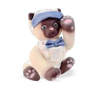 Berjuan Anireal Siamese Cat Baby Doll 35 Cm Rose Enfants