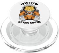 Chat Sieste Astronaute drôle Espace de Couchage Sieste Chaton PopSockets PopGrip pour MagSafe