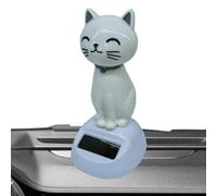 Chat solaire tableau de bord auto ornement tableau de bord auto chat décoration intérieure tableau de bord voiture voiture solaire ornement de intérieur voiture décoration intérieure pour cr er