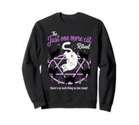 Chat Sorcière Drôle Amour des Chats Rituel Sweatshirt