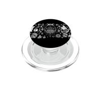 Chat sorcière Gothique Halloween Occulte Wicca Sorcellerie PopSockets PopGrip pour MagSafe