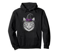 Chat sorcière Mystique Halloween félin Magique Sweat à Capuche
