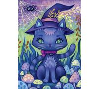 Chat Sorcière - Puzzle 1000 Pièces