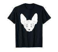 Chat Sphynx aux quatre yeux Chaton psychédélique effrayant T-Shirt