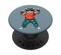 Chat Sport Animal PopSockets PopGrip Adhésif