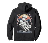 Chat Squelette Chaton Halloween Japonais Sweat à Capuche